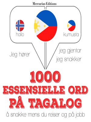 cover image of 1000 essensielle ord på Tagalog